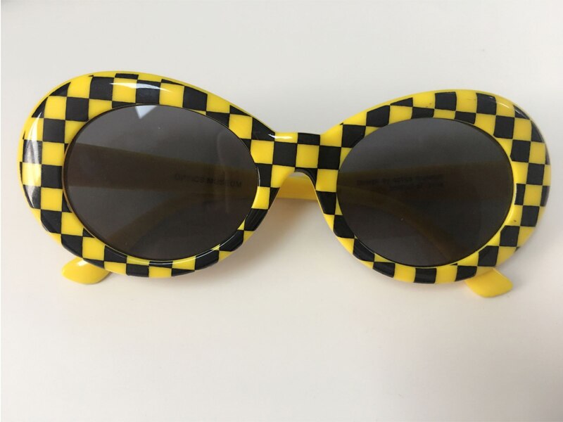 Long keeper nirvana kurt cobain solbriller til mænd kvinder plaid ovale solbriller unisex briller gafas wxr 04