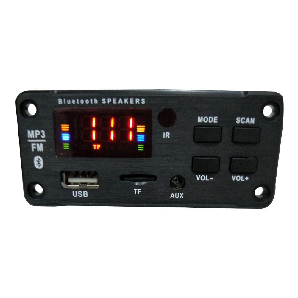 Altavoz Bluetooth para coche, accesorios para vehículo, módulo electrónico de Audio, portátil, BT 5,0, placa decodificadora de MP3, mando a distancia, Radio FM