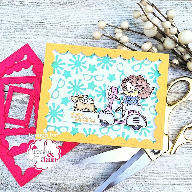 Rectangle scallop frame Metal Cutting Dies for DIY Scrapbooking Photo Album Decorative Embossing Paper Card Crafts Die Cut