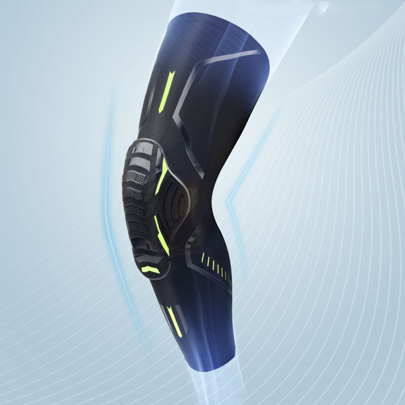 Sport knäskydd för män trycksatta elastiska knäskydd stöd för fitness cykling cykel utrustning basket volleyboll hängslen skydd