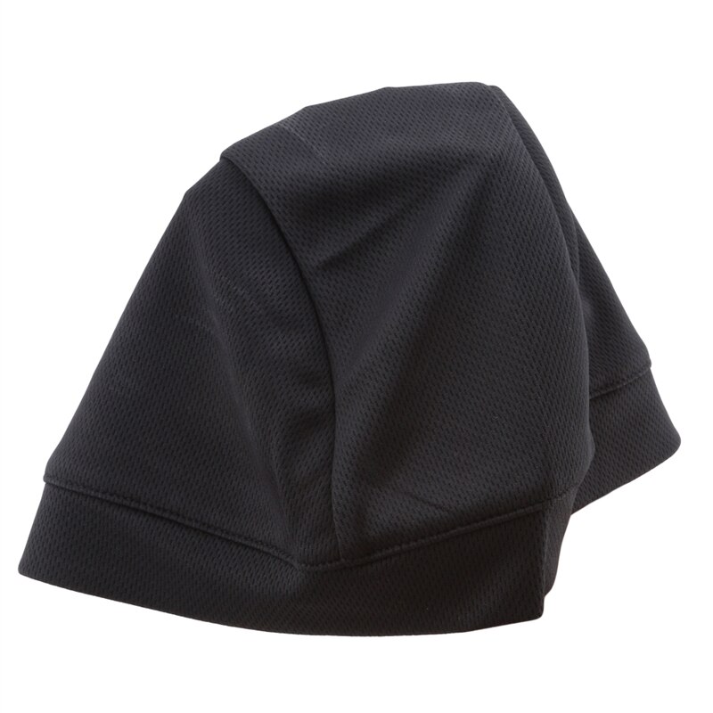 Cykling snabbtorkande andningsbart huvudskydd ridmössa vakt hatt ridning vandring utomhussport cykeltillbehör: Svart