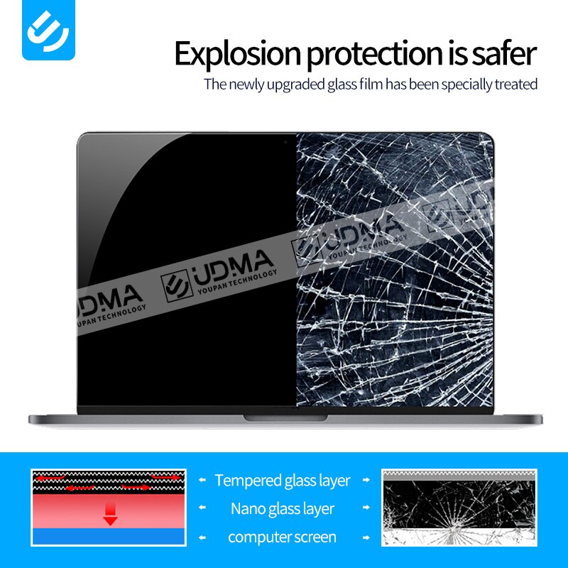 UDMA Anti-blue for Macbook Pro air 13 M1 Chip A2337 2338 Screen Protector 13 15 16 2179 2289 1706 2251 Flexible Glass Film