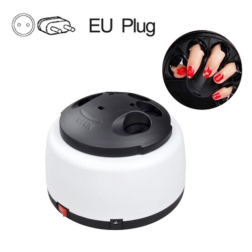Electric Steam off UV Gel Polish Removal Machine Nail Steamer Nail Gel Polish Remover For Home Nail Salon: EU PLUG