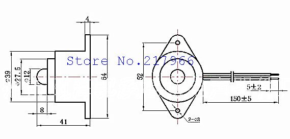 Electronic flash alarm buzzer sound and light alarm 24V