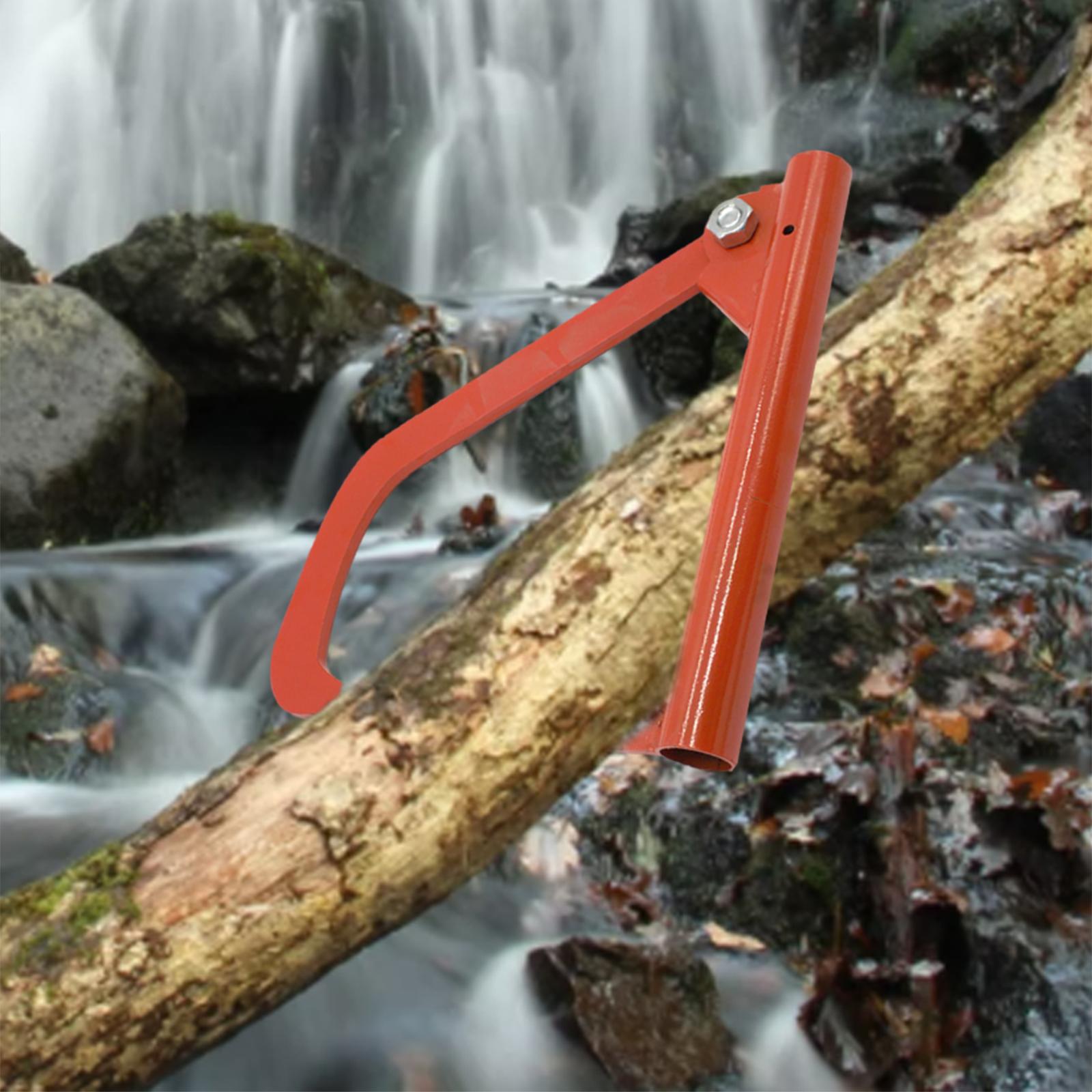 Log Roller Log Lifter Hook Steel Peavey Practical Durable Home Transport Cant Hook for Patio