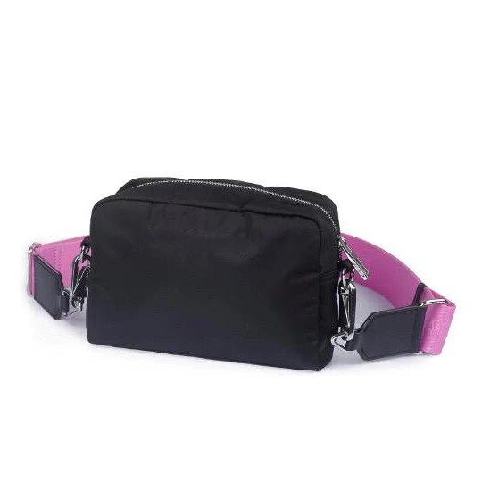 Mochila de Nylon con múltiples bolsillos para mujer, morral cruzado de viaje para chica: N9