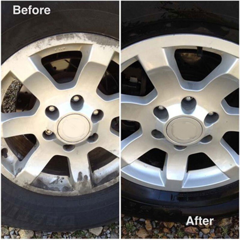 50ml Automobile Wheel Hub Cleaner Steel Ring Cleaner Practical Automobile Scratch Repair Kit Rust Remover Metal Polishing Agent