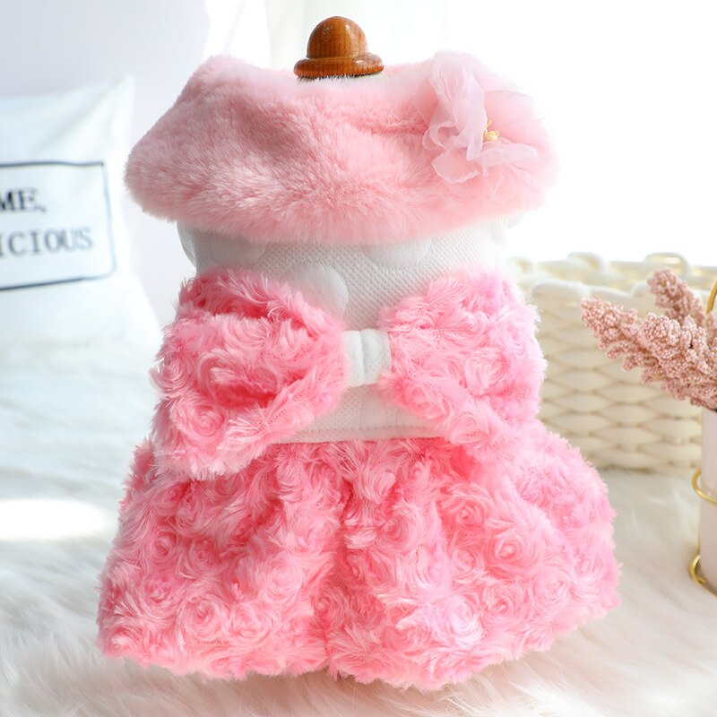 Winter Kat Hond Tutu Rok Chihuahua Yorkshire Pommeren Shih Tzu Maltezer Bichon Poedel Kleine Hond Kleding Jurk Huisdier Kleding