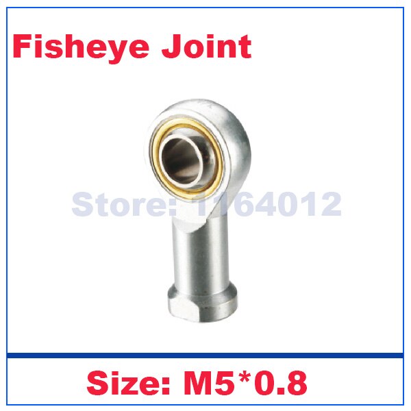 Mini air cylinder female thread M4/M5/M6/M8/M10/M12 Fisheye joint Rod ends bearings connecting rod PHS3L drawbars NHS ball head: M5x08