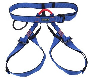XINDA Sports de plein air harnais escalade demi-corps harnais taille soutien sécurité ceinture de sécurité équipement de protection: Blue