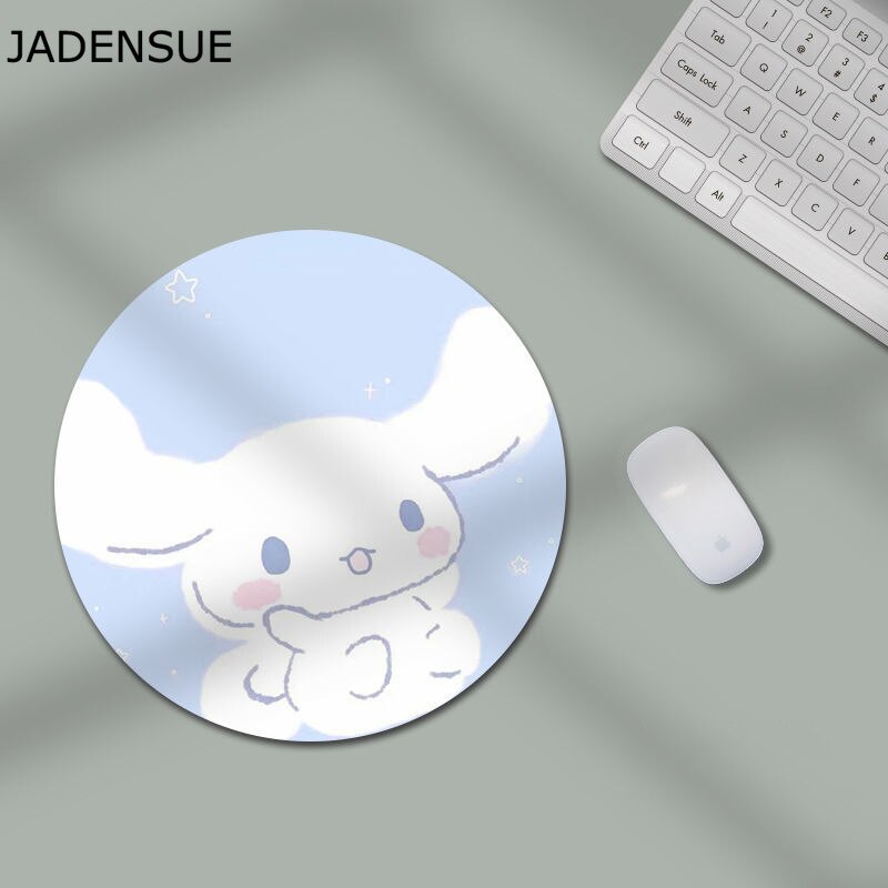 Śliczne podkładka pod mysz Kawaii podkładka pod mysz kreatywny 22cm średnica podkładka na biurko myszka do laptopa mata do myszy Mause biurko do komputera biurko maty: 22x22cm 12