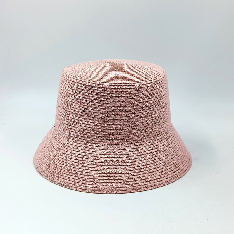 Dame Solhatt Strå - Blomstermønster - Casual - Solbeskyttelse - Liten Brem - Sommer Strand: Gul