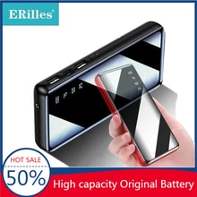 30000 mah powerbank, tragbar, große kapazität, volldigitales lcd-display mit led-beleuchtung, outdoor-reiseladegerät, handy-akku