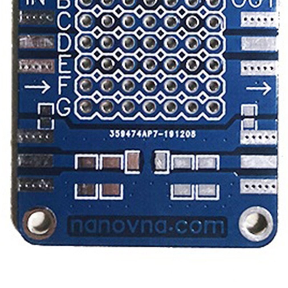 Vector Network Analysis Test Board Metal Test Board Portable Mini VNA Demonstration Test Board VNA Testboard Kit