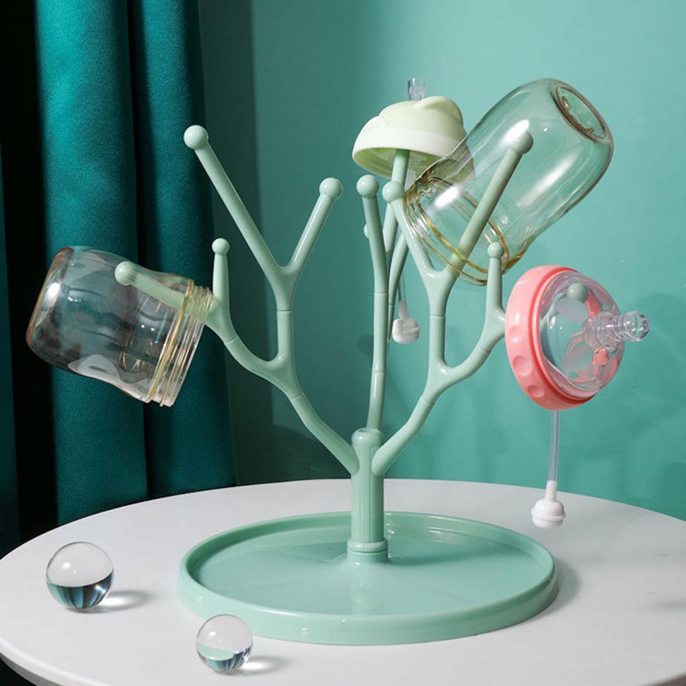 New Bottle Dry Rack biberon scarico stendini blu rosa biberon pulizia asciugatrice scolapiatti stendino
