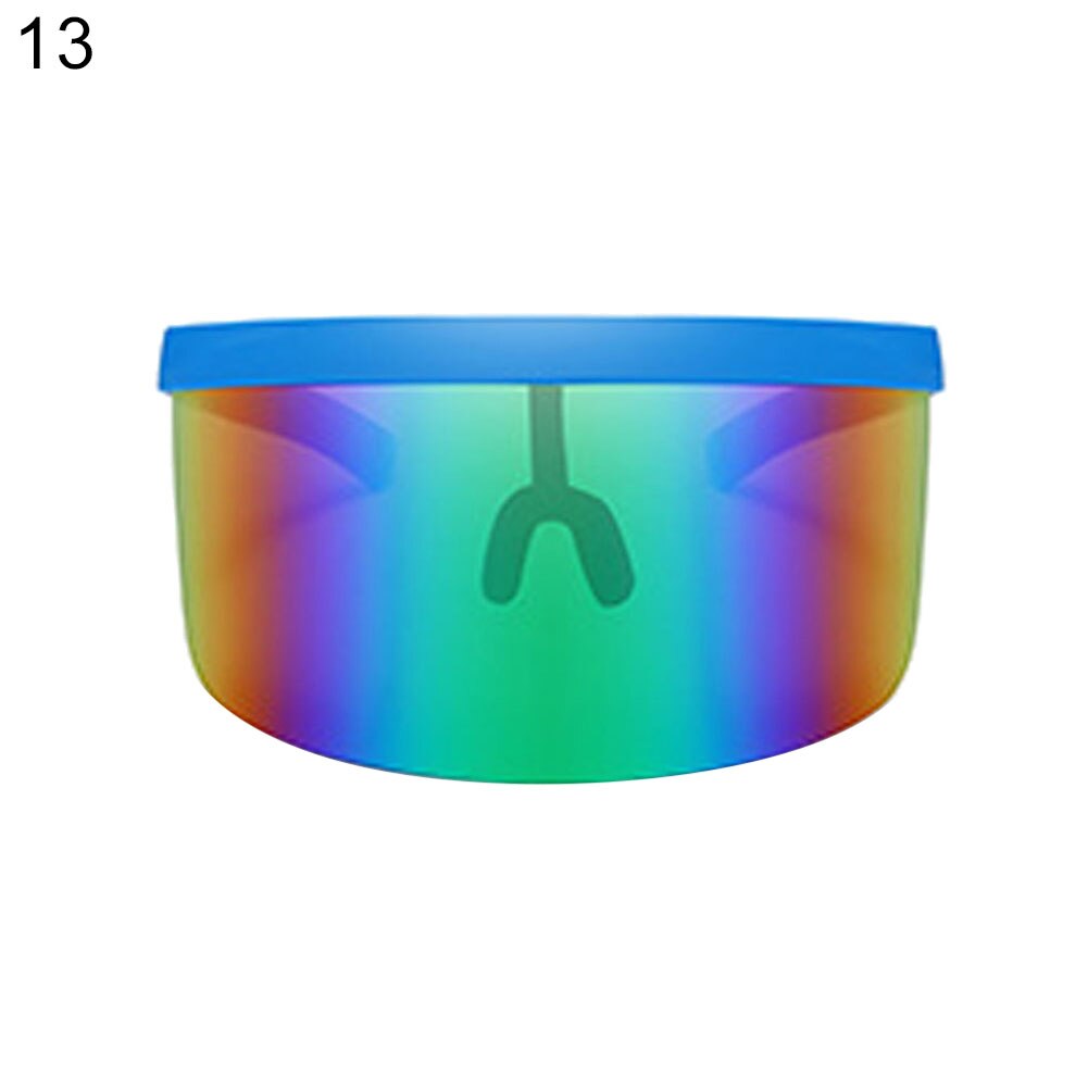 Kids Shade screen Oversized Exaggerated Visor Half Face Shield Protector Anti UV Sunglasses: 13