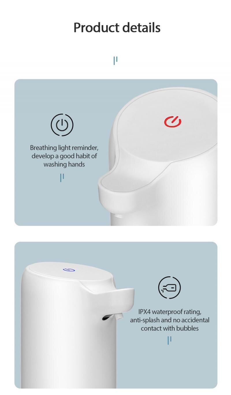 Touchless Bathroom Dispenser Smart Automatic Sensor Liquid Soap Dispenser Water Kitchen Hand Washing Soap Dispenser