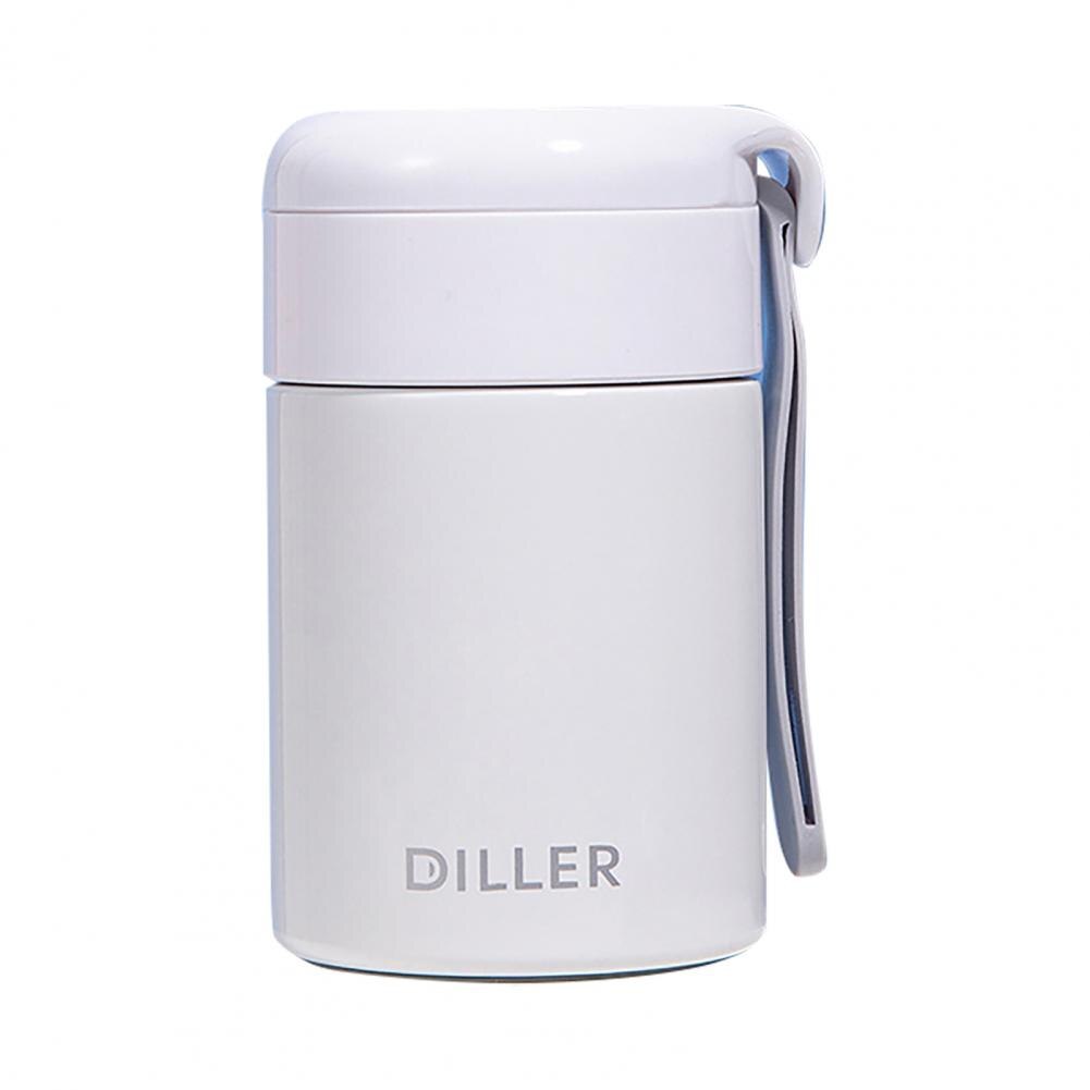 200ML edelstahl thermos flasche einfache Mini kleine kapazität doppel Zauberstab robust edelstahl draussen dicht wasser tasse: Weiß
