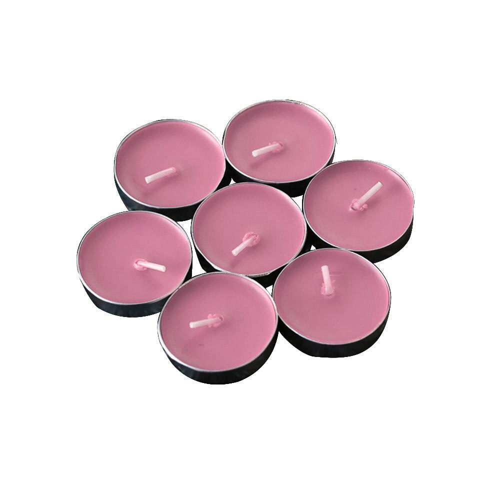 Birthday Party Supplies Set Party Candle Valentine's Marriage Candle Romantic Love Wedding Party Round Shaped Candles K15: Pink