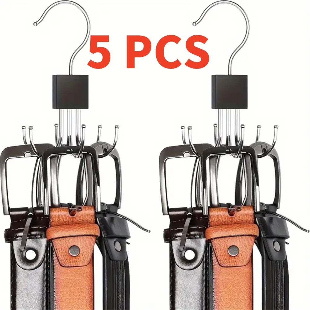 1/5 PCS Gürtel Kleiderbügel Platzsparende Gedrehte Kleiderbügel Haken Kleiderschrank Kleidung Rack Haken Bh Organizer Schal Hängen Rack Schrank aufhänger