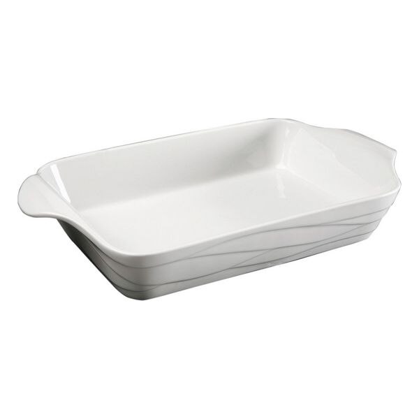 Rechthoekige schotel 32x21 cm Squito Wit | Carrefour België