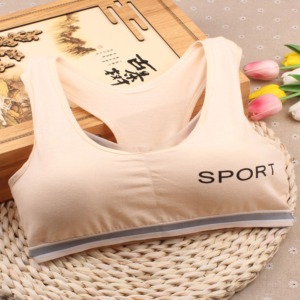 Kindermeisjes ondergoed bh vest kinder yoga ondergoed sportondergoed kleding babymeisje vest sportshirt top katoen