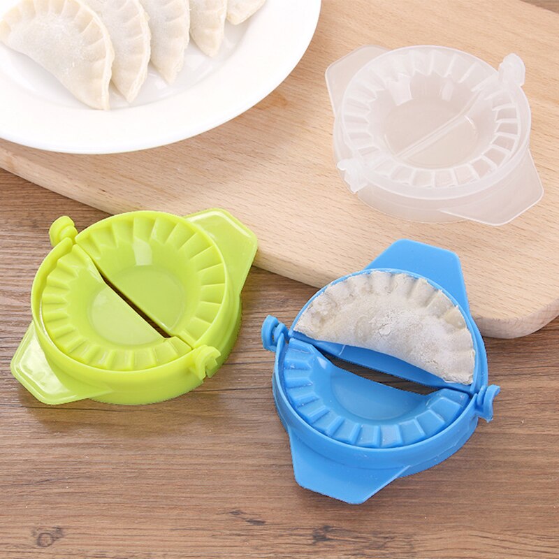 Køkken dumpling forme plast dej presse dumpling tærte ravioli forme madlavning kinesisk mad jiaozi maker