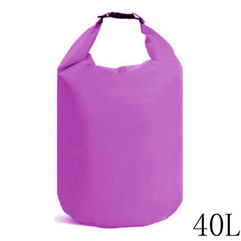 40L 70L Wasserdichte Dry Bag Pack Sack Schwimmen Rafting Kajak Fluss Trekking Schwimm Segeln Canoing Bootfahren Wasser Widerstand: 40L Purple