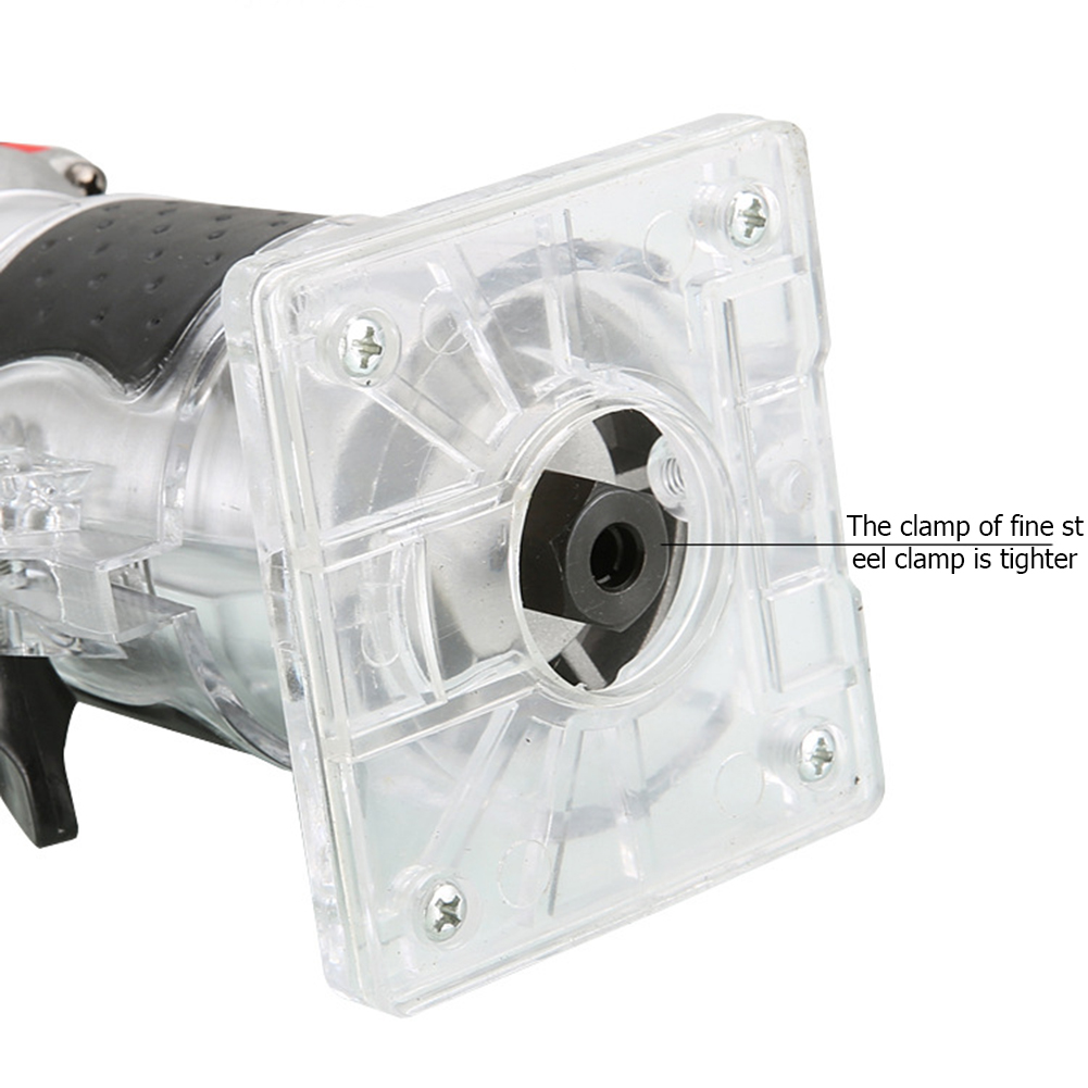 800W Woodworking Electric Trimmer Wood Router Milling Slotting Trimming Woodworking Tool Set for Wood Carving Machine