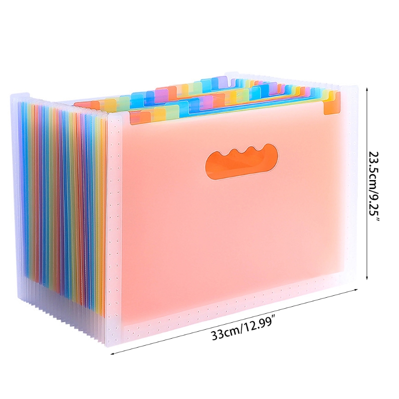 Portable A4 File Folder Waterproof Vertical File Folder Office School Supplies