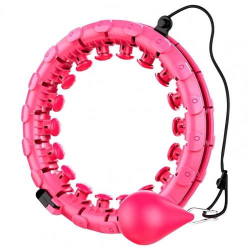 Anello fitness addome professionale portatile intelligente fitness per anello fitness per adulti: Colore rosa