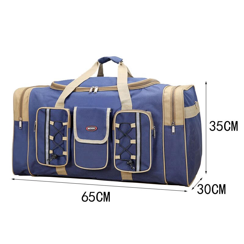 Grote Capaciteit Mannen Reistas Weekend Vrouwen Waterdichte Polyester Hand Bagage Grote Zak Mannelijke Reizen Duffle Zakken Verpakking cubes