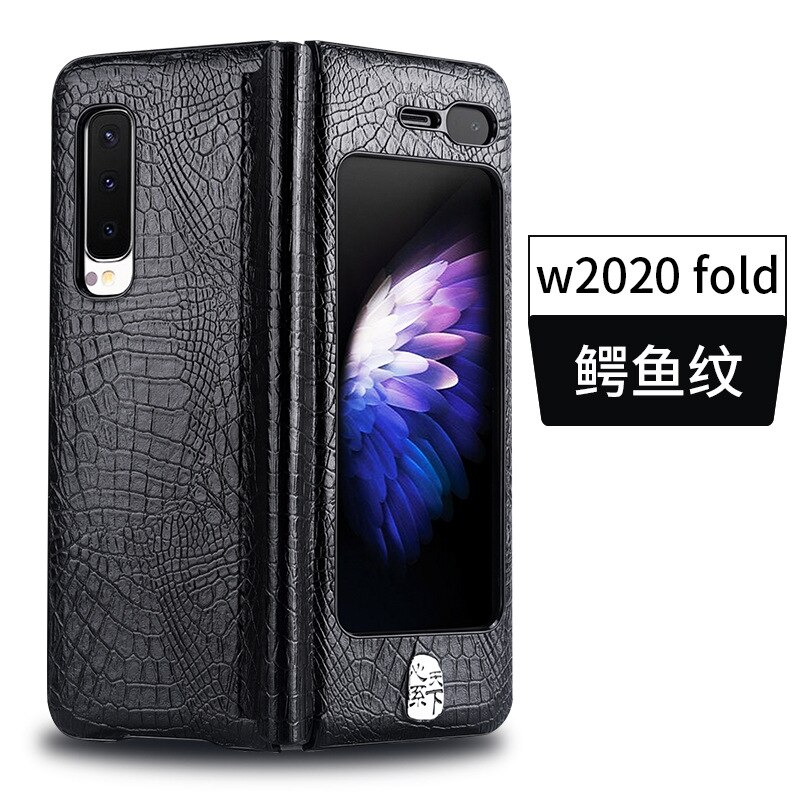 For Samsung Galaxy Fold Case Folding Screen Fold Full Package W20205g Protective Case One Piece Full Package F9000 Case: hseyw