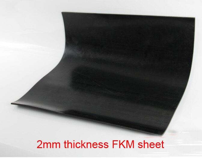 2mm FKM rubber plate FLUORINE SHEET Aflas Rubber Sheet FPM Viton sheet fluororubber Oil heat corrosion acid-base resistance