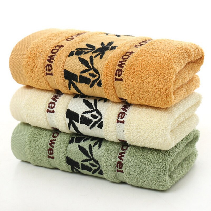 75cm Bamboo Soft Bamboo fiber Towel Bath Beach Bathroom Hand Hair Terry Towel for Kids Adults Home Textile House Cleaning Towel