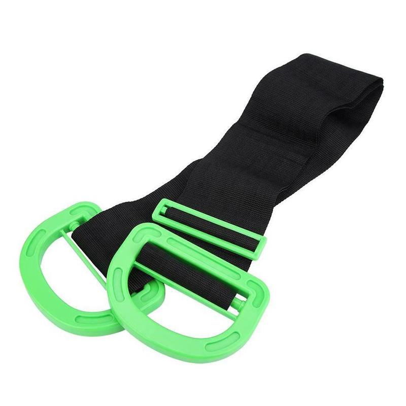 1pc Moving Artifact Portable Moving Belt Adjustable For Furniture Straps Straps Boxes Mattress Lifting Moving Green M5I0