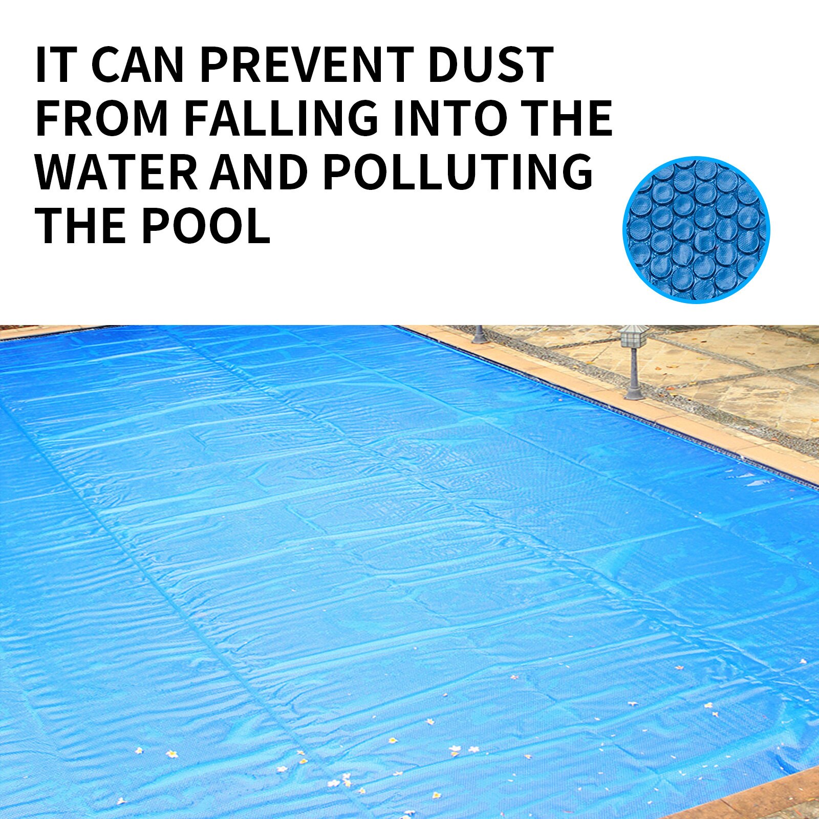 Rectangle/Round floor Pool Cover Swimming Pool heating solar Preservation Cover Outdoor Bubble Blanket Heat Insulation Dustproof
