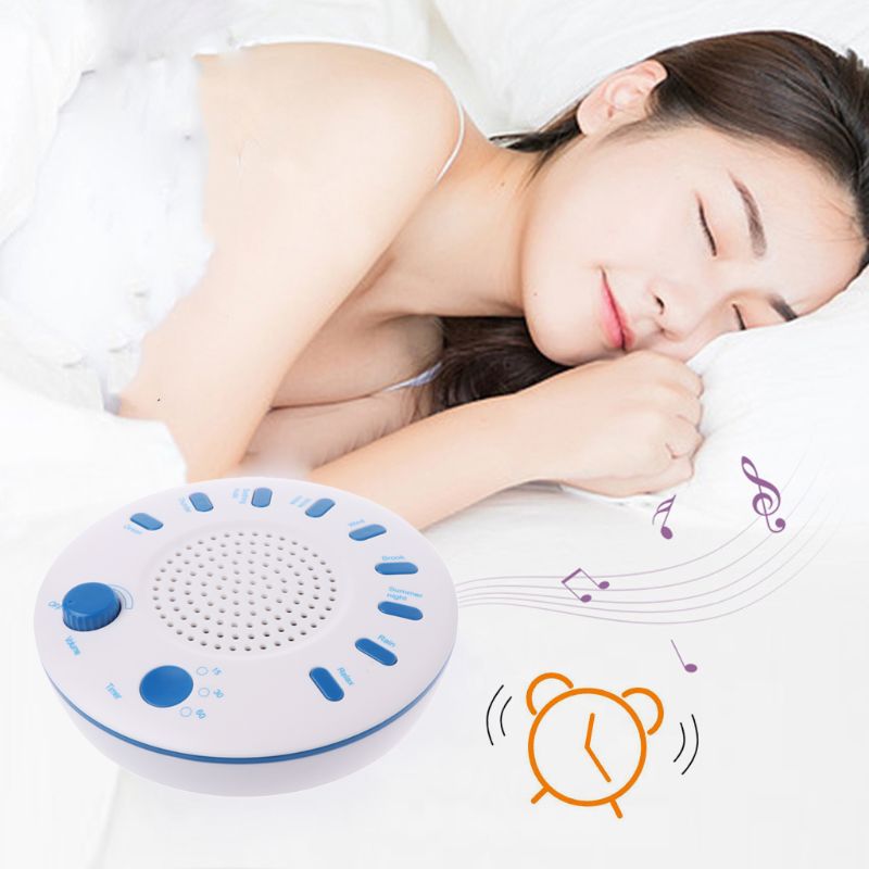 Schlaf Weiß Lärm Maschine Tragbare Klang Therapie für Baby und Erwachsene Schlafsack und Entspannung Gerät 9 Natur Geräusche