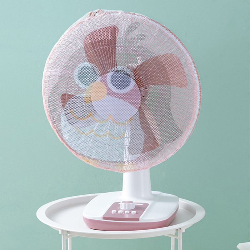 Transparent Electric Fan Circle Dust Cover Household Dustproof Cap Baby Kid Finger Protective Fan Cover Safety Net Storage Bag