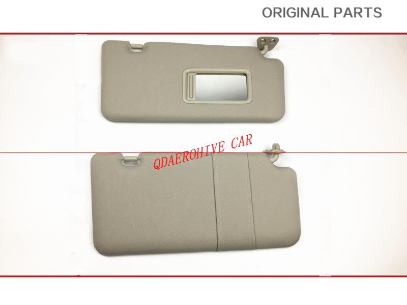 QDAEROHIVE Auto Inneren Sonnenblende Sonnenblende Frontscheibe Antidazzle Sonne Schatten Sonnenschutzdach Mit Spiegel Bausatz Für Nissan Tiida 05- 10