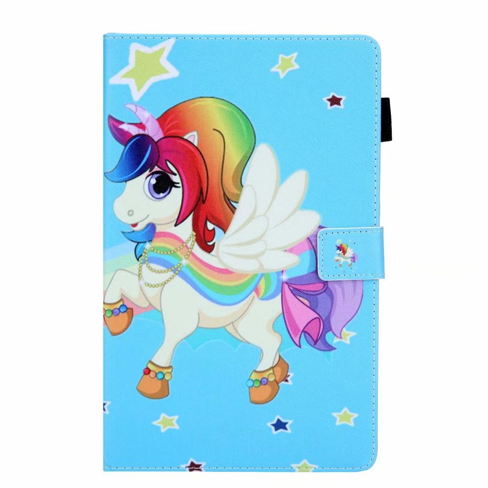 Unicorn Cute Leather Case For Samsung Tab A 8.0 SM-T290 SM-T295 Tablet Cover For Galaxy Tab A 8.0 Case Fundas: xing xing du jiao