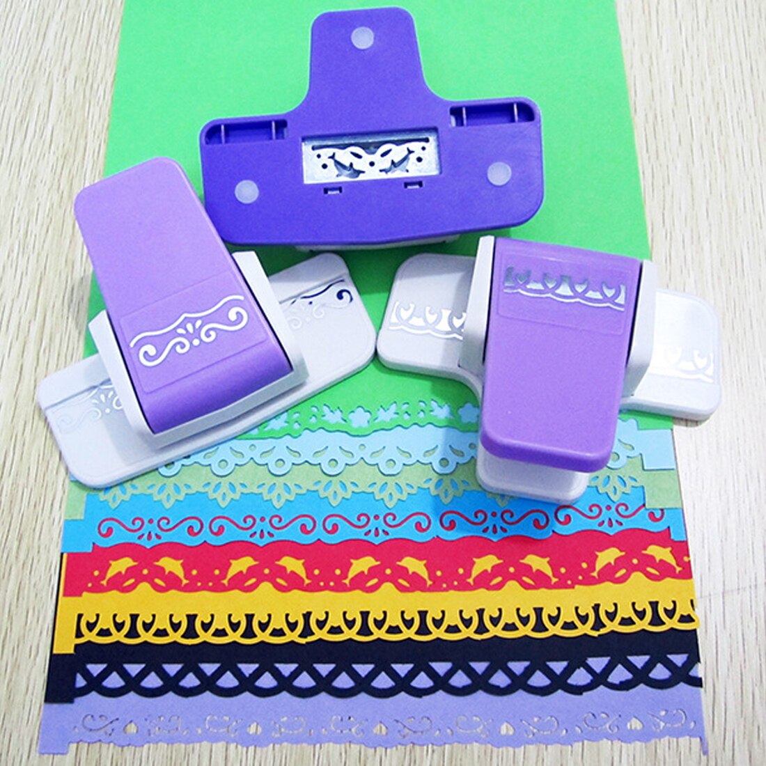 Punch scrapbooking handmade edge device DIY paper cutter craft Handmade fancy border punch S flower embossing