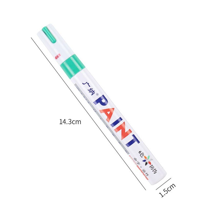1Pcs Niet Giftig Tegel Marker Repair Muur Pen Wit Grout Marker Geurloos Voor Tegels Vloer En Band Geschikt Auto schilderen Mark Pen: green