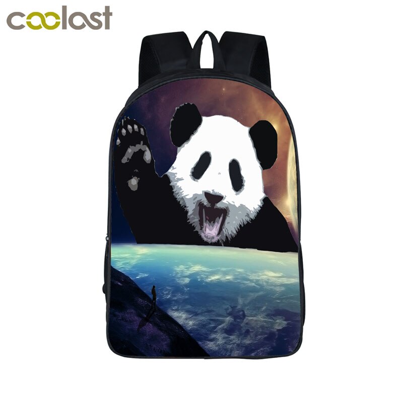 Sac à dos drôle Pandicorn pour les adolescentes dessin animé Panda licorne enfants sacs d'école sacs à dos enfants livre sac meilleur: 16 panda14