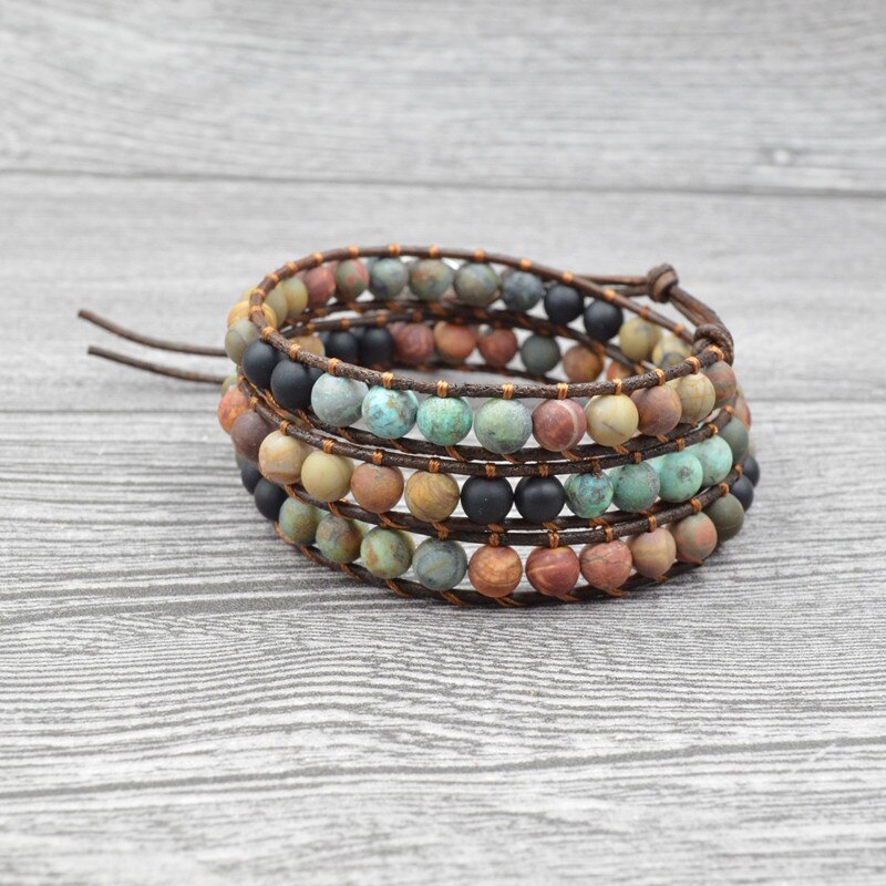 Couple Bracelet Natural Stone Yoga Beaded Bracelet Men's and Women's Friends Hand-woven Bracelet