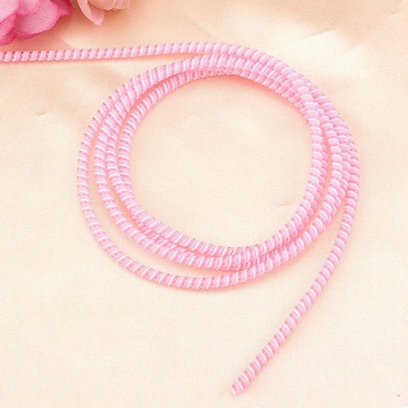 Telefoon Draad Koord Touw Protector Usb Opladen Kabel Spoelopwinder Data Lijn Oortelefoon Cover Pak Lente Mouw Twine Snelle Levering: Style 2