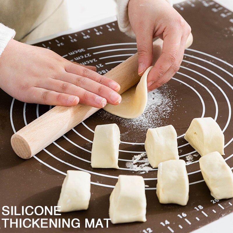 Tapis épaississant en silicone anti adhésif, planche à rouler, cuisson, pâte de farine feuille de table, outils de cuisine