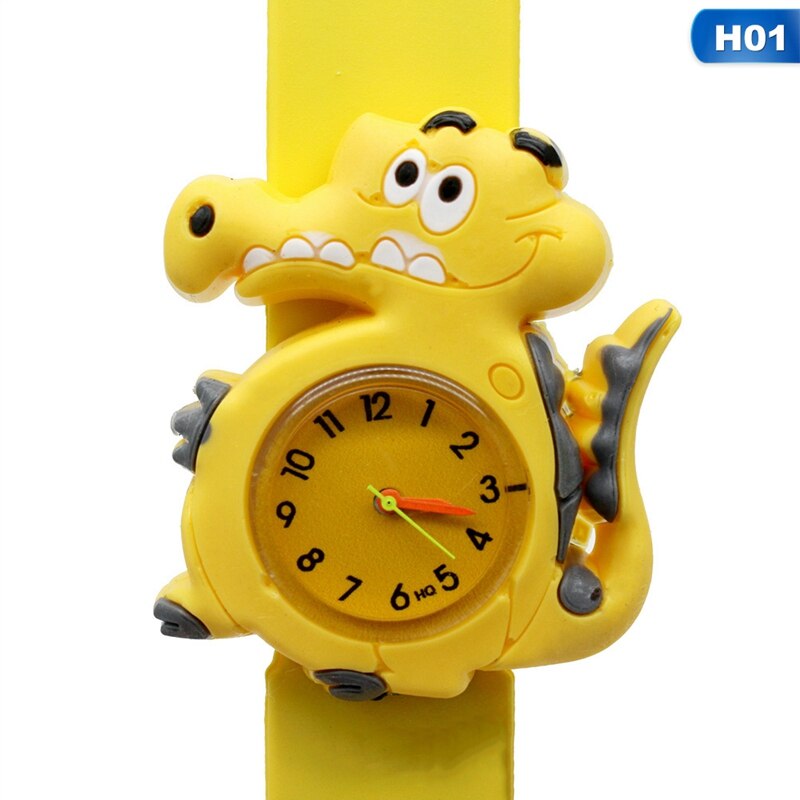 Cute Animal Children Kid Watches Cartoon Electronic Watch Lovely Silicone Strap Watches Clock Wristband Digital Wristwatch Alarm: H01