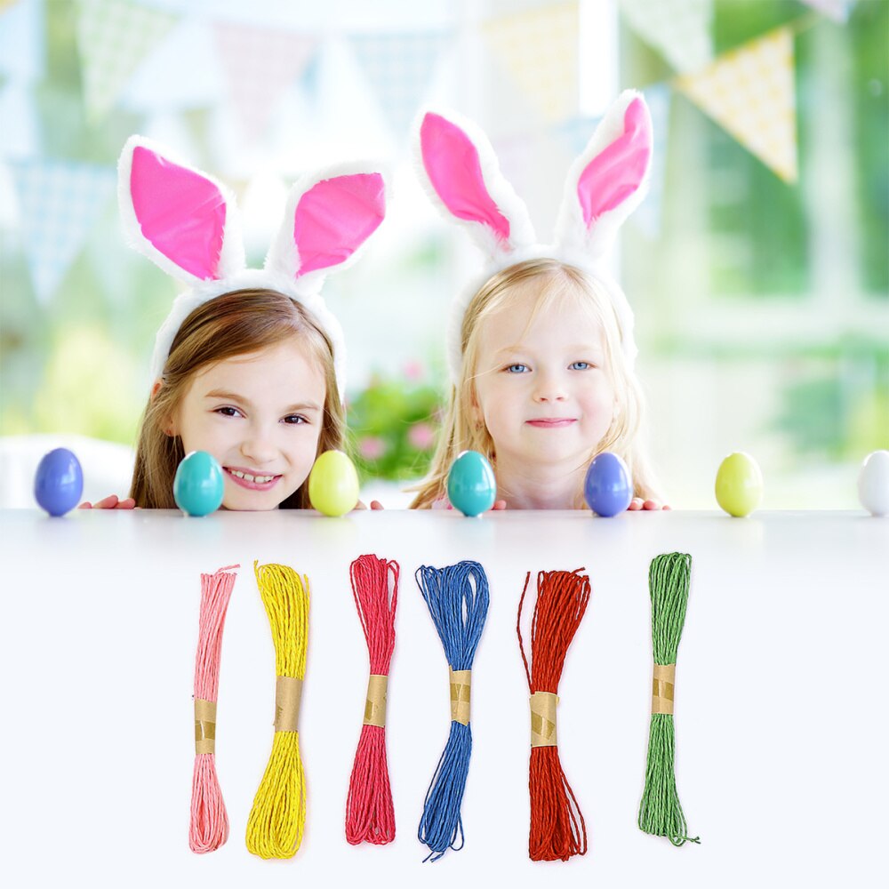 1 Set DIY Colorful Paper Rope Set Kindergarten Handmade Materials Educational Paper Rope Set for Children (Sun Flower Pattern)