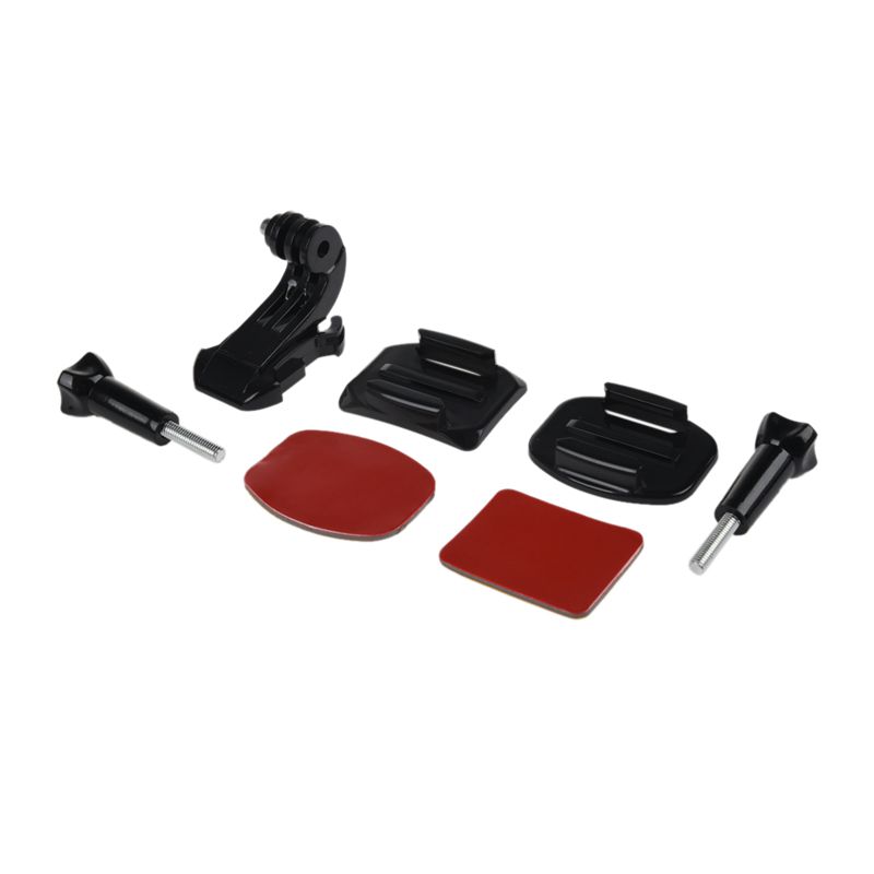 Camera Helm Voor Mount Adhesive Kit Voor Gopro Hero 3 2 1 Black: Default Title